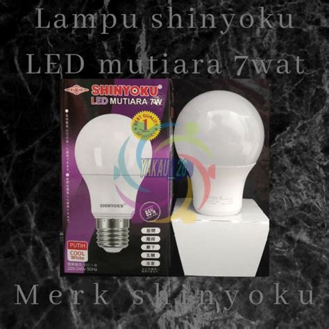 Jual Lampu Shinyoku LED Mutiara 7wat Shopee Indonesia