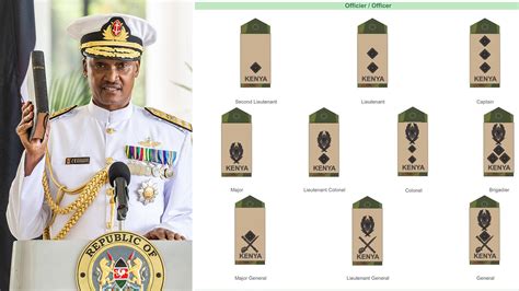 Kdf Ranks All You Need To Know About Kenyas Military Ranks