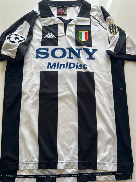 Juventus Del Piero Zidane Retro Jersey Etsy