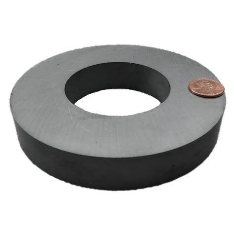 Ferrite Magnet Ring Od X X Mm Large Grade C Ceramic Magnets