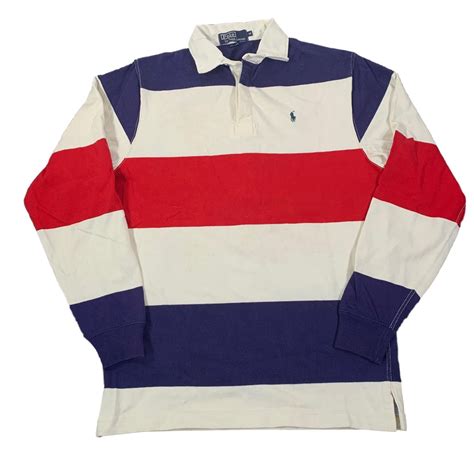 Vintage Ralph Lauren Polo Rugby Color Block Long Sleeve Jointcustodydc