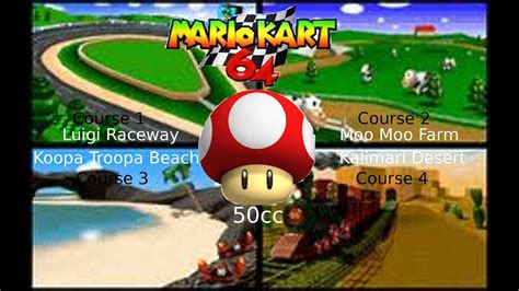 Mario Kart 64 N64 Playthrough Part 1 Grand Prix Mushroom Cup 50cc