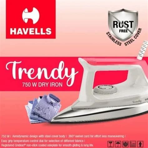 W Havells Trendy Dry Iron At Rs Piece Havells Electric Dry