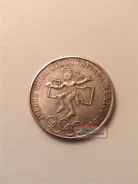 Mexican Olympics Pesos Silver Coin