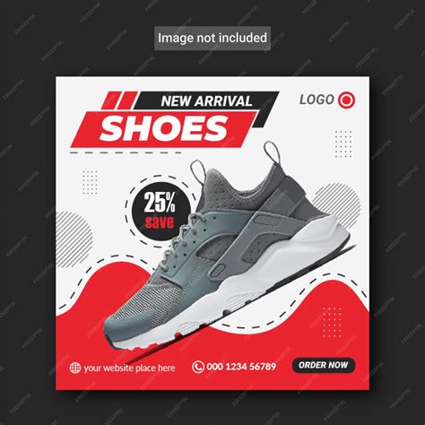 Premium Vector | Shoes social media post