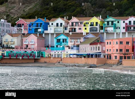 Catalan Bay Beach Gibraltar British Territory In Europe Stock Photo