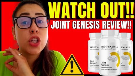 JOINT GENESIS WATCH OUT JOINT GENESIS REVIEW Joint Genesis