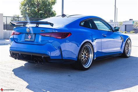 BMW M4 G82 Blue BBS LM Wheel Front