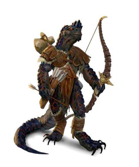 Male Ifrit Iruxi Lizardfolk Ranger Pathfinder 2E PFRPG PFSRD DND D D