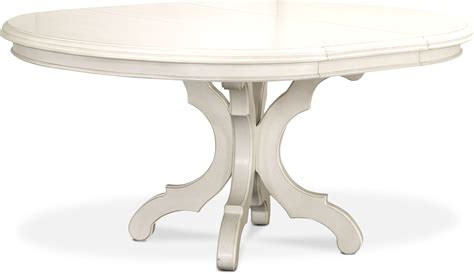 Charleston Round Dining Table - White | American Signature Furniture