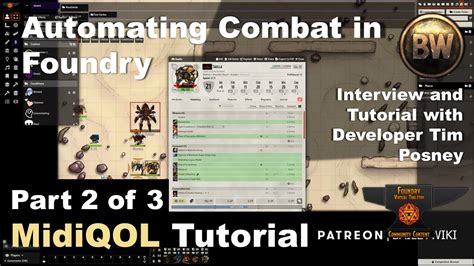 Module Tutorial Midiqol Part Ultimate Combat Automation In Foundry