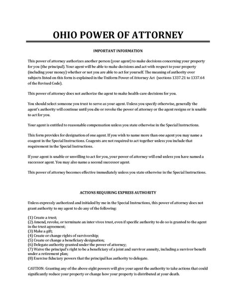 Power Of Attorney Bankruptcy Asking List