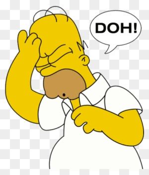 Homer Simpson Doh - Homer Simpson Meme Doh - Free Transparent PNG ...