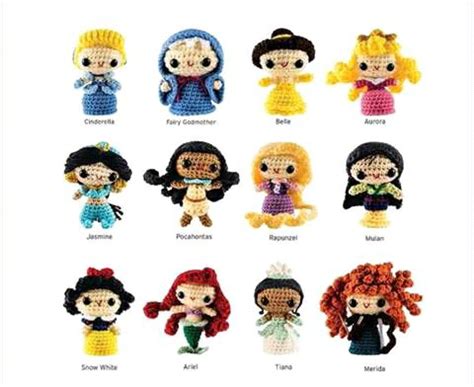 Princesas Disney Chibi Crochet Otakulandia Es 1 Otakulandia Es