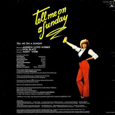 Marti Webb - Tell Me On A Sunday (1980) - Lp ~ naald op de groef