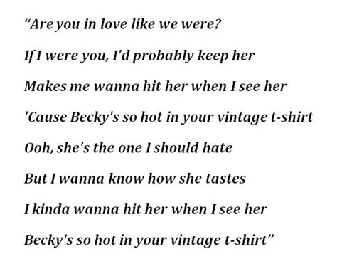 Becky S So Hot By FLETCHER Song Meanings And Facts