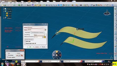 How To Create Offset Surface In Catia Caddskills