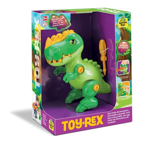 Dinossauro Infantil Toy Rex Monta E Desmonta Samba Toys Shopee Brasil