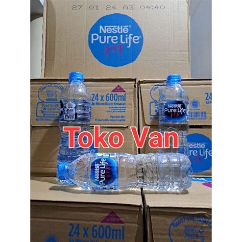 Jual Nestle Pure Life Ml Isi Botol Shopee Indonesia