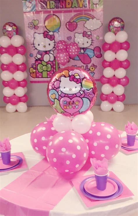 Hello Kitty Theme Party decorated by Decor By Yolanda | Hello kitty ...