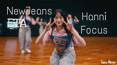 NewJeans ETA Dance Practice Mirrored Hanni Focus YouTube