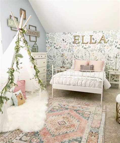 Little Girl Room Decor and Bedroom Reveal | Bless This Nest