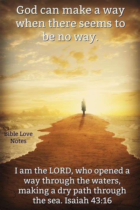 God Will Make A Way Bible Quotes Eldora Conger