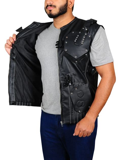 Roadblock Gi Joe Retaliation Leather Vest Maker Of Jacket