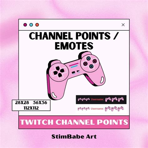 90 S Controller Twitch Channel Point Emote Etsy