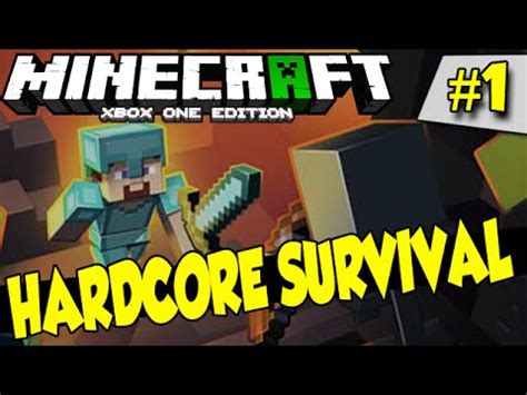 Minecraft XBOX Hardcore Survival 1 Herobrine S World XBOX ONE