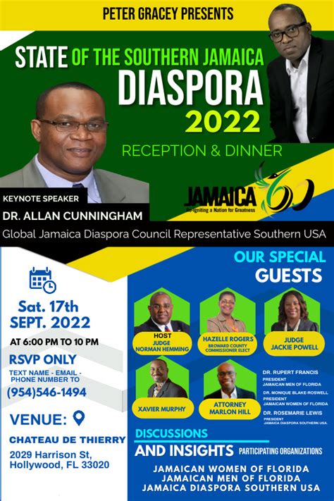 State of the Southern Jamaica Diaspora 2022 Reception & Dinner