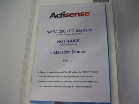 Actisense Ngt Usb Nmea To Usb Gateway Pc Interface New Open