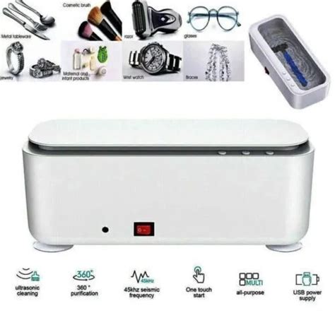 Khz Usb Ultrasonic Cleaner Nettoyeur A Ultrason Eur Picclick Fr