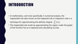 Trapezoidal rule | PPT