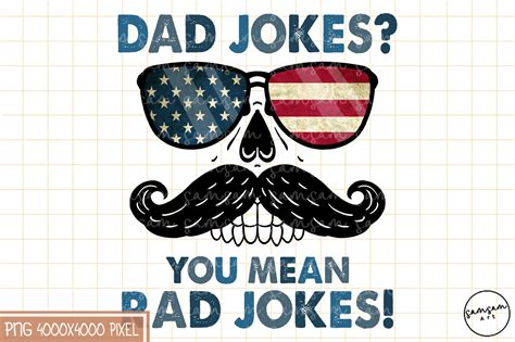 Dad Jokes You Mean Rad Jokes PNG Graphic By Samsam Art Creative Fabrica