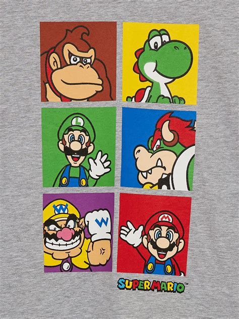 Camiseta Super Mario gris chiné Kiabi 10 00