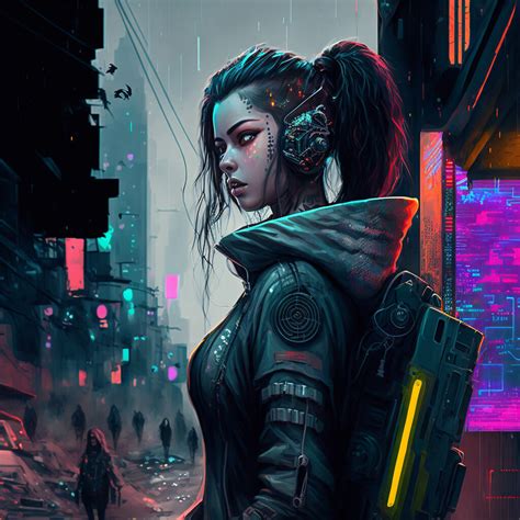 Artstation Cyberpunk Characters Pack Artworks