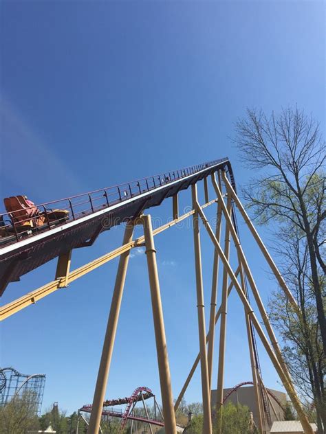 Diamondback Roller Coaster Kings Island Editorial Stock Image - Image ...