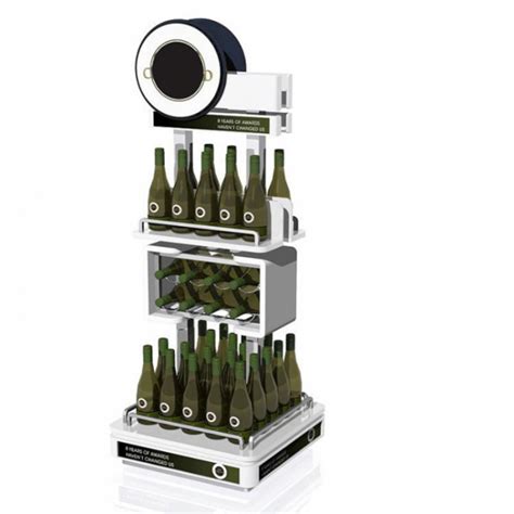 China Eye Catching Beer Retail Store Equipment Wine Display Racks