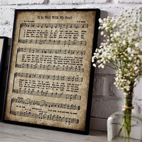 Old Hymn Print Set Of Printable Vintage Sheet Music Etsy