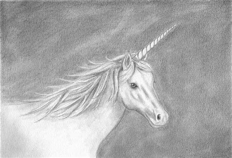 Unicorn Drawing Pencil Drawing Unicorn Original Drawing Unicorn Art ...