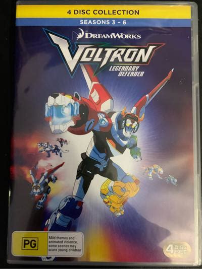 Netflix Voltron Legendary Defender Complete Seasons 3 4 5 6 Dvd 2016