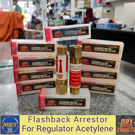 Jual FLASHBACK ARRESTOR FOR REGULATOR ACETYLENE 288 MW FBRA AC MAX