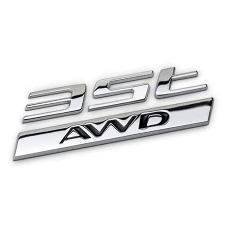 Rear Tailgate 35t AWD Letter Emblem Badge Name 2017 2019 EBay