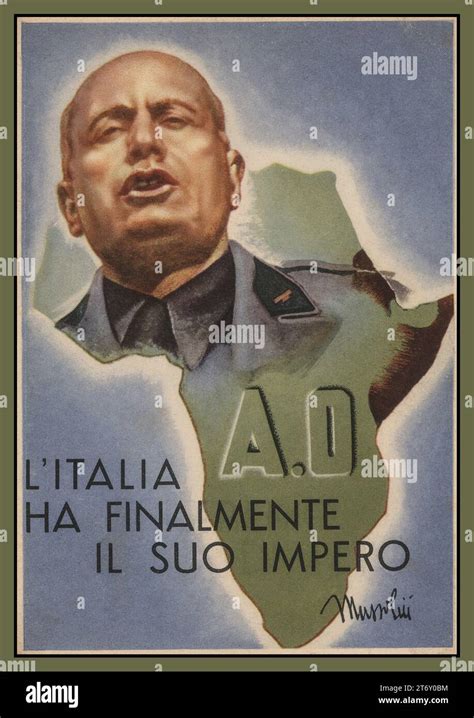 Mussolini Benito Amilcare Andrea Mussolini Superpuesto En El Mapa De