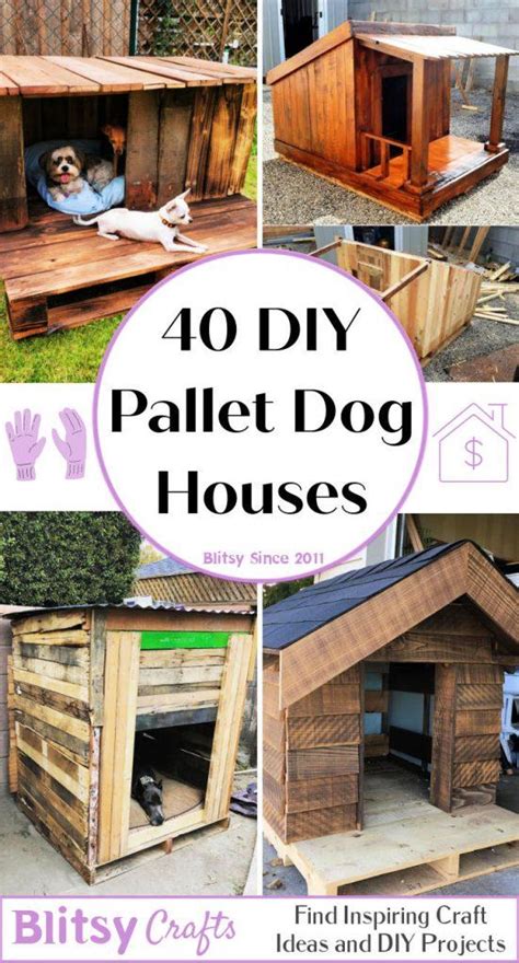 40 Free Diy Pallet Dog House Plans And Ideas Blitsy