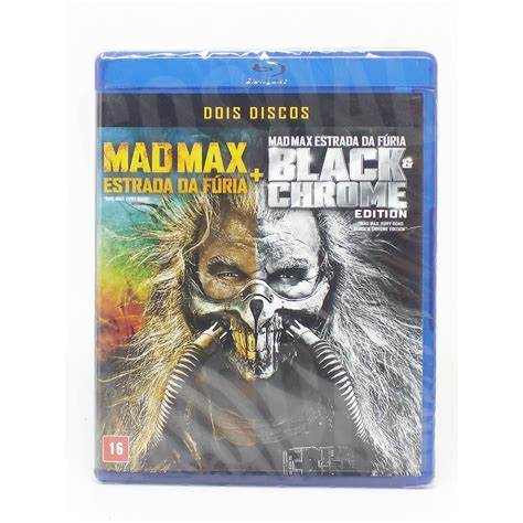 Blu Ray Duplo Mad Max A Estrada Da F Ria Black Chrome Edition