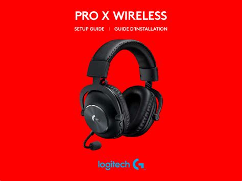 Logitech Accessoires Gaming PRO X WIRELESS Headset Setup Guide QoQa