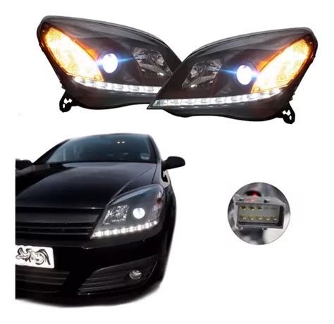 Faros Astra C Lupa Y Leds Precio Precio X Par Env O Gratis