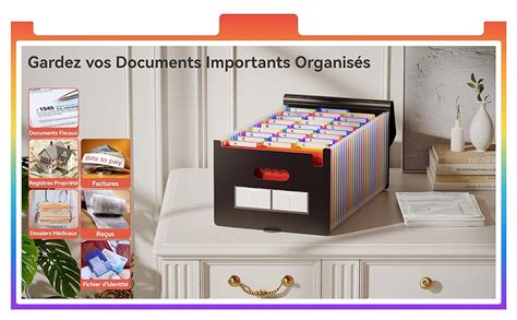 Trieur A Pochettes Range Document Papier Abclife Trieur Valisette